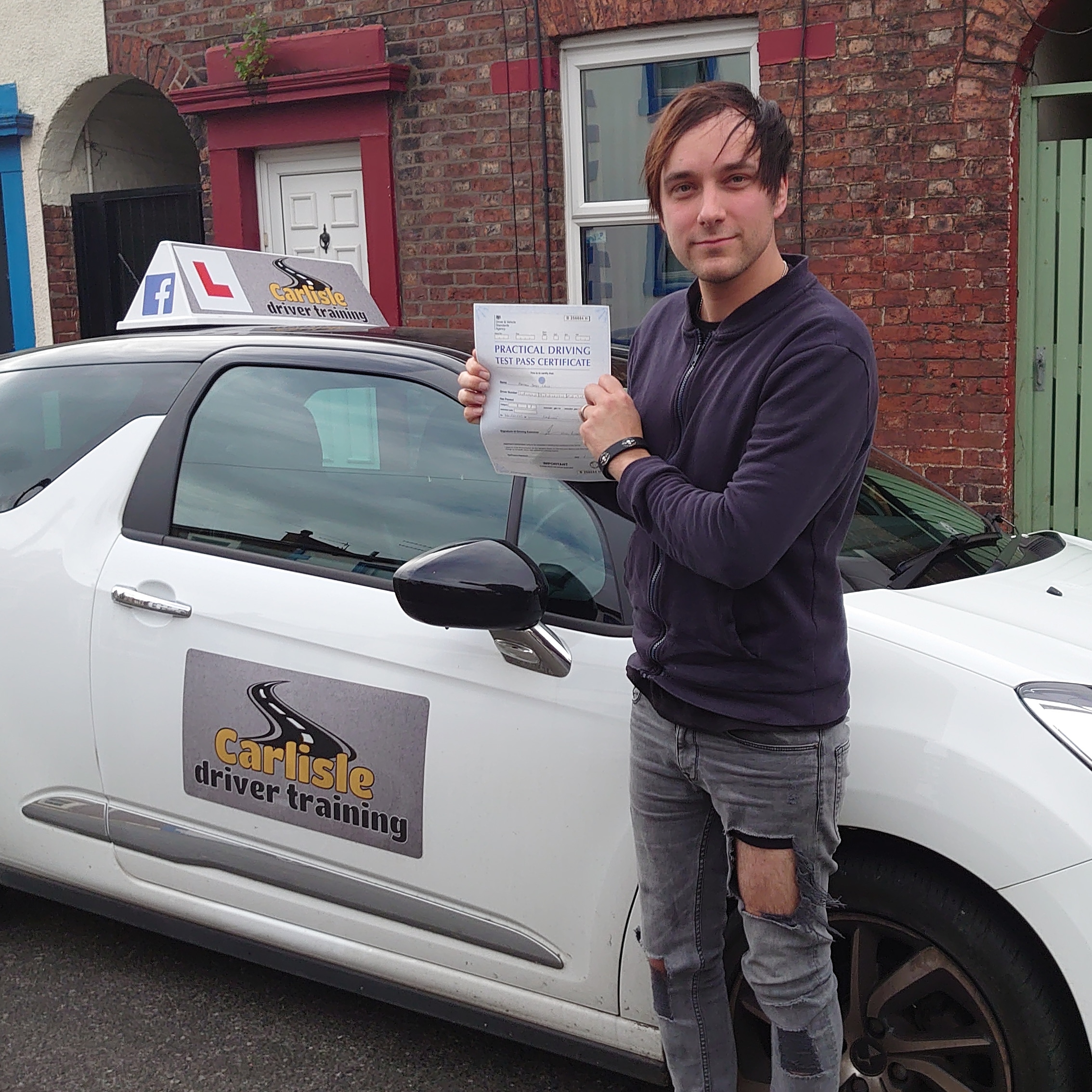 Matt Cross passed driving test. Driving lessons in Carlisle. Driving instructor Carlisle. Driving school Carlisle