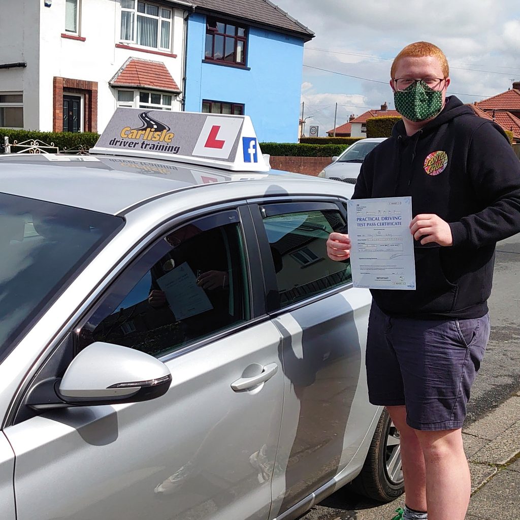 Toby Ridley Passed His Driving Test - Carlisle Driver Training
