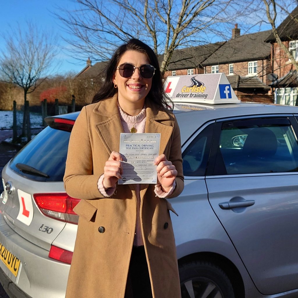 Jasmin GambleBeresford Passed Her Driving Test Carlisle Driver Training