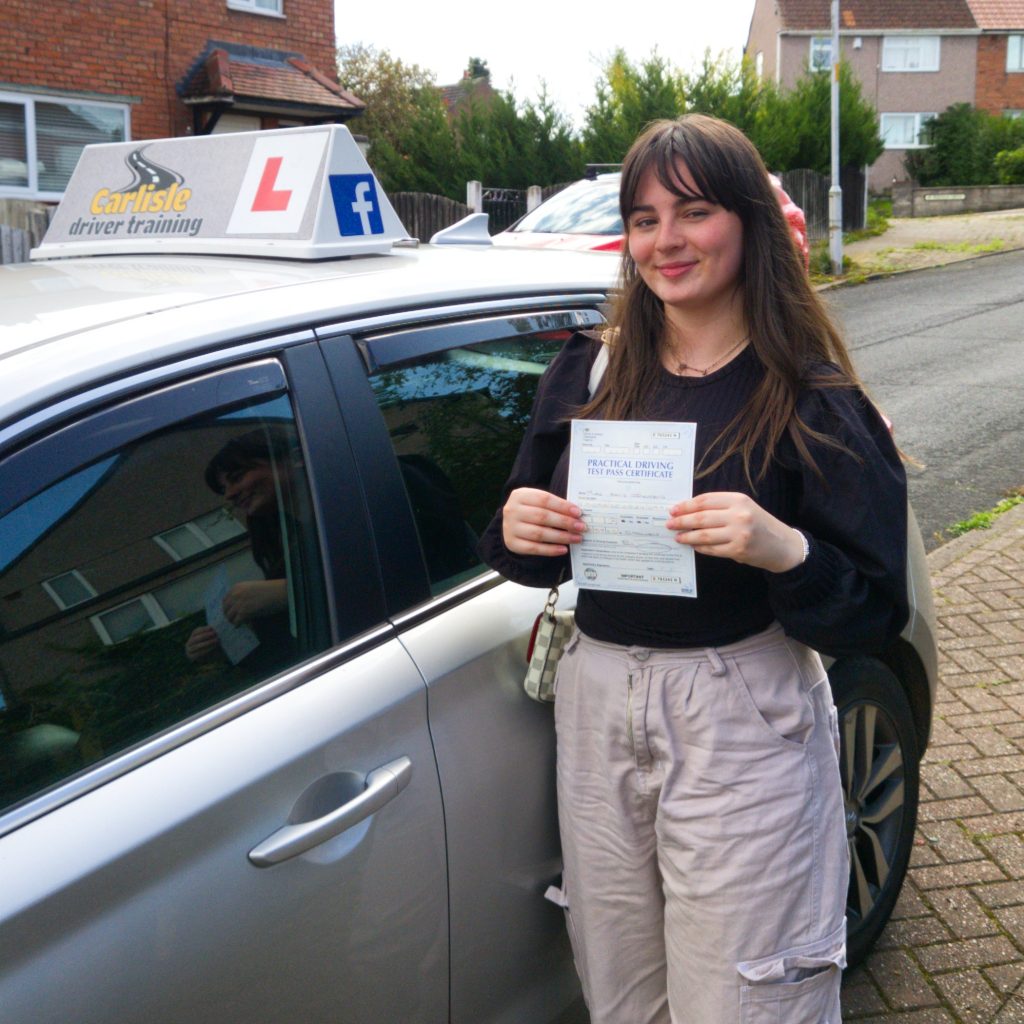Katie Jackson Passed Her Driving Test Carlisle Driver Training